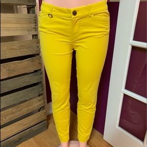 Lauren Ralph Lauren Woman’s Skynni Cropped Pants Yellow Sz 4